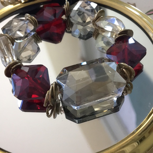 Gorgeous glass Beaded duo NWOT - Picture 4 of 6